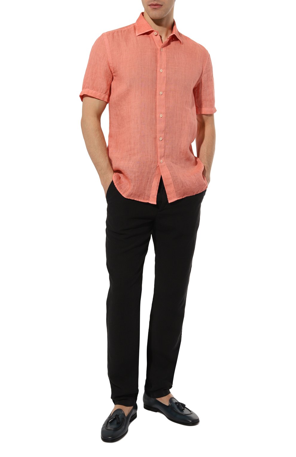 Льняные брюки 120% LINO, арт. 31ALIM299M/0000253/000, фото 2