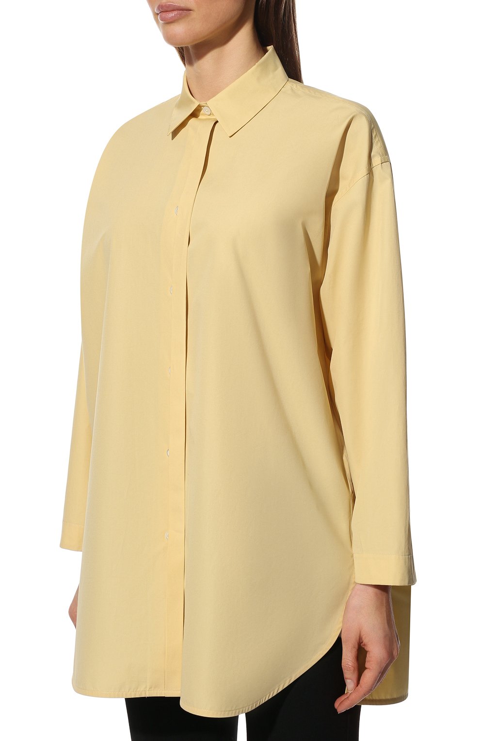 Хлопковая рубашка JIL SANDER, арт. JSPU600105-WU245200, фото 3