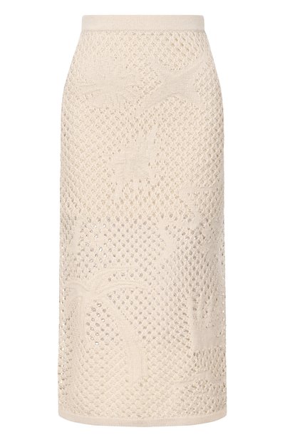 Женская юбка изо льна и хлопка ZADIG AND VOLTAIRE, арт. KWSK01027