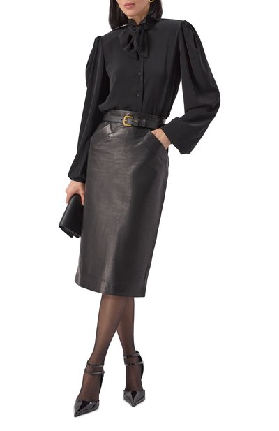 Кожаная юбка JACOB LEE, арт. WLS092SS25B, фото 2