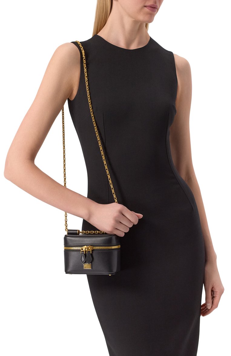 Женская сумка sicily DOLCE & GABBANA черного цвета, арт. BB7733/B7321 | Фото 2 (Размер: mini; Ремень/цепочка: На ремешке; Материал: Натуральная кожа; Автоматизация состава: Проставлено; Автоматизация ТО: Проставлено)