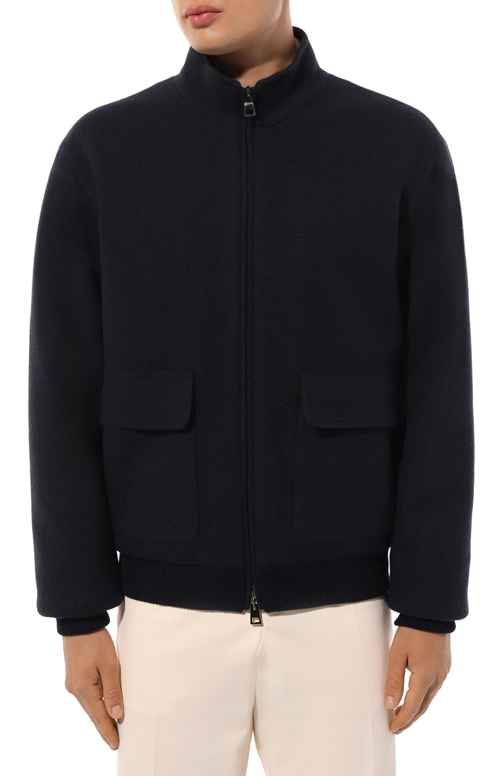 Бомбер из кашемира и шерсти ANDREA CAMPAGNA, арт. 24U643, фото 3