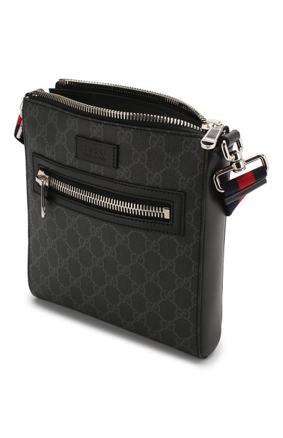 Кожаная сумка-планшет gg supreme GUCCI, арт. 523599/K5RLN, фото 4