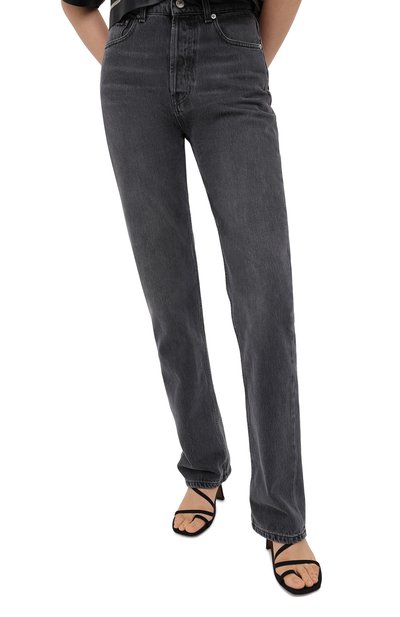 Джинсы NANUSHKA серого цвета по цене 38950 руб., арт. CH0_WASHED GREY_RIGID DENIM, фото 3 Джинсы NANUSHKA, арт. CH0_WASHED GREY_RIGID DENIM, фото 3