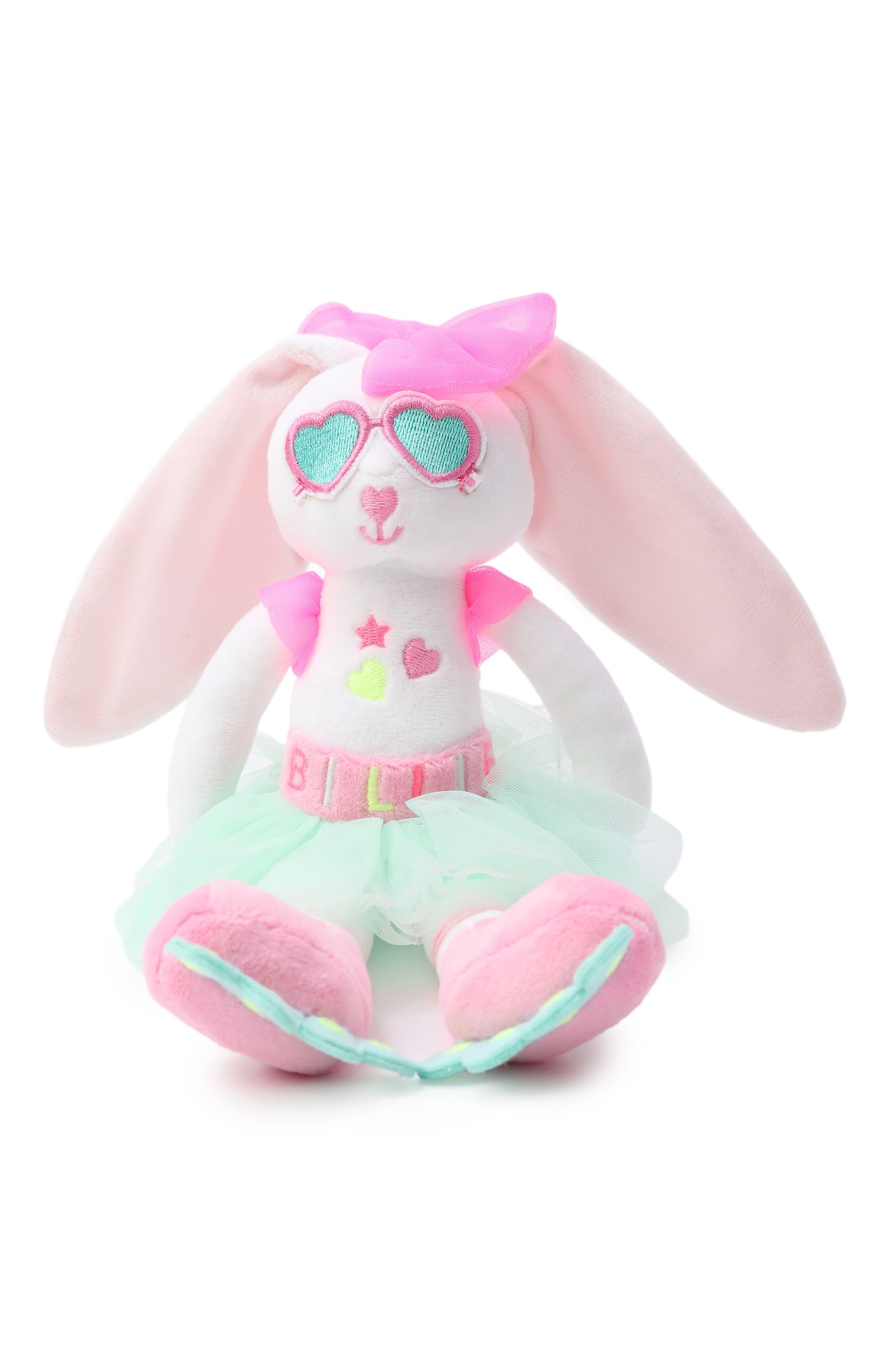 Мягкая игрушка зайчик BILLIEBLUSH белого цвета по цене 6645 руб., арт. U22106, фото 1 Мягкая игрушка зайчик BILLIEBLUSH, арт. U22106, фото 1