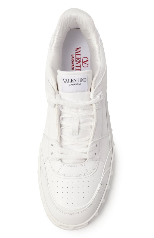 Кожаные кеды Freedots Valentino 7Y2S0H43/RDG Белый  7Y2S0H43/RDG Фото 6
