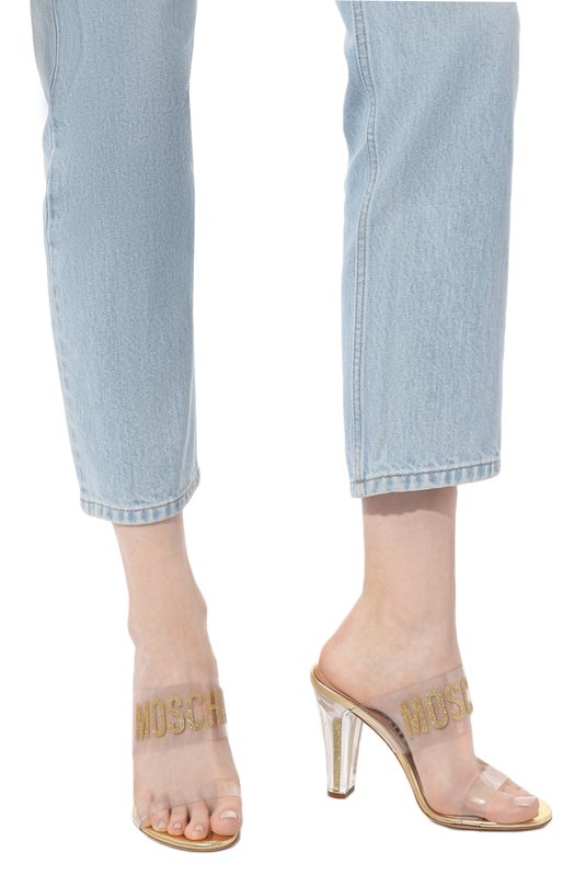 Мюли Moschino Золотой, фото 3