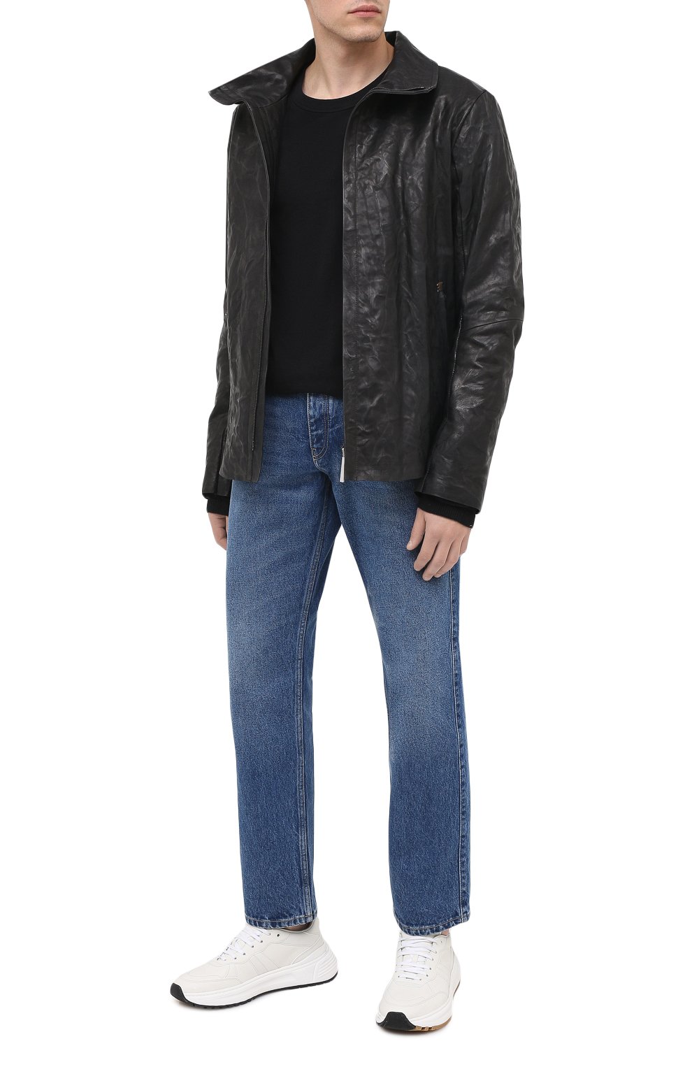 Кожаная куртка ISAAC SELLAM, арт. FUMISTE-CRASSE-P0UILLE, фото 3