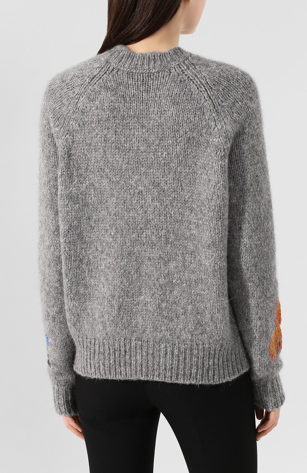 Шерстяной свитер STELLA MCCARTNEY серого цвета по цене 64700 руб., арт. 577397/S2107, фото 4 Шерстяной свитер STELLA MCCARTNEY, арт. 577397/S2107, фото 4