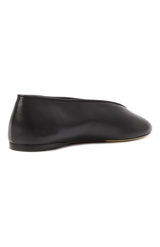 Кожаные балетки Duck Moschino MA11010C1N/MA0 Чёрный  MA11010C1N/MA0 Фото 5