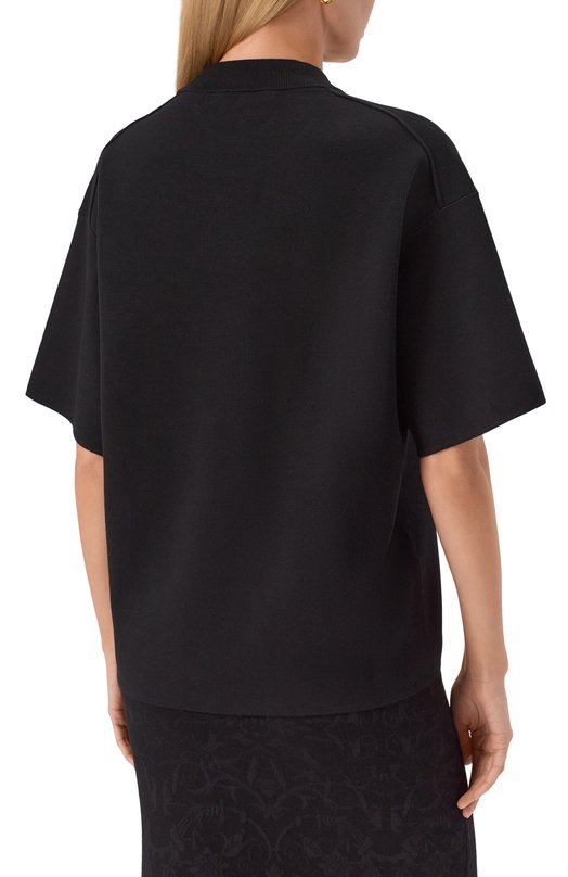 Пуловер из вискозы Max Mara Studio AMICI Чёрный  AMICI Фото 4