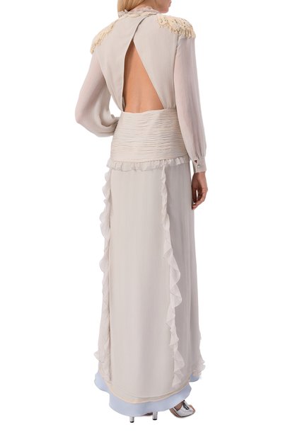 Шелковое платье VALENTINO, арт. 7B0VDM80/9A6, фото 3