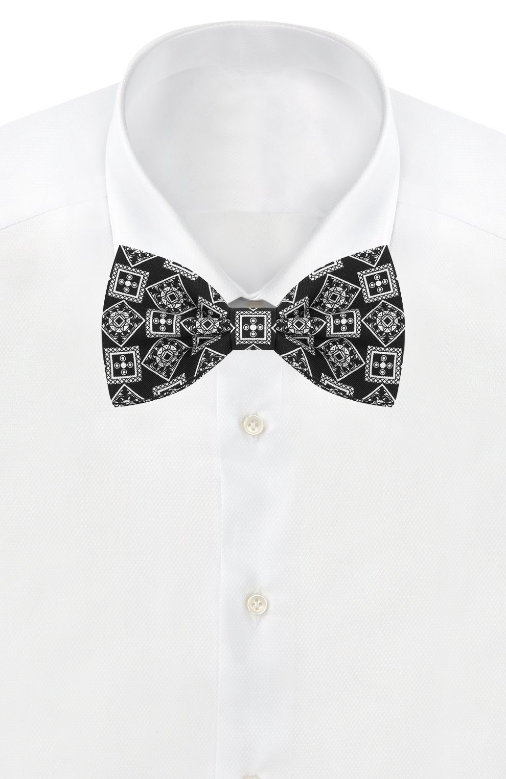 Шелковый галстук-бабочка DOLCE & GABBANA, арт. GR053E/G0WKN, фото 2