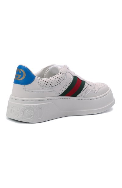 Кожаные кеды chunky b GUCCI, арт. 670415/UPG10, фото 5