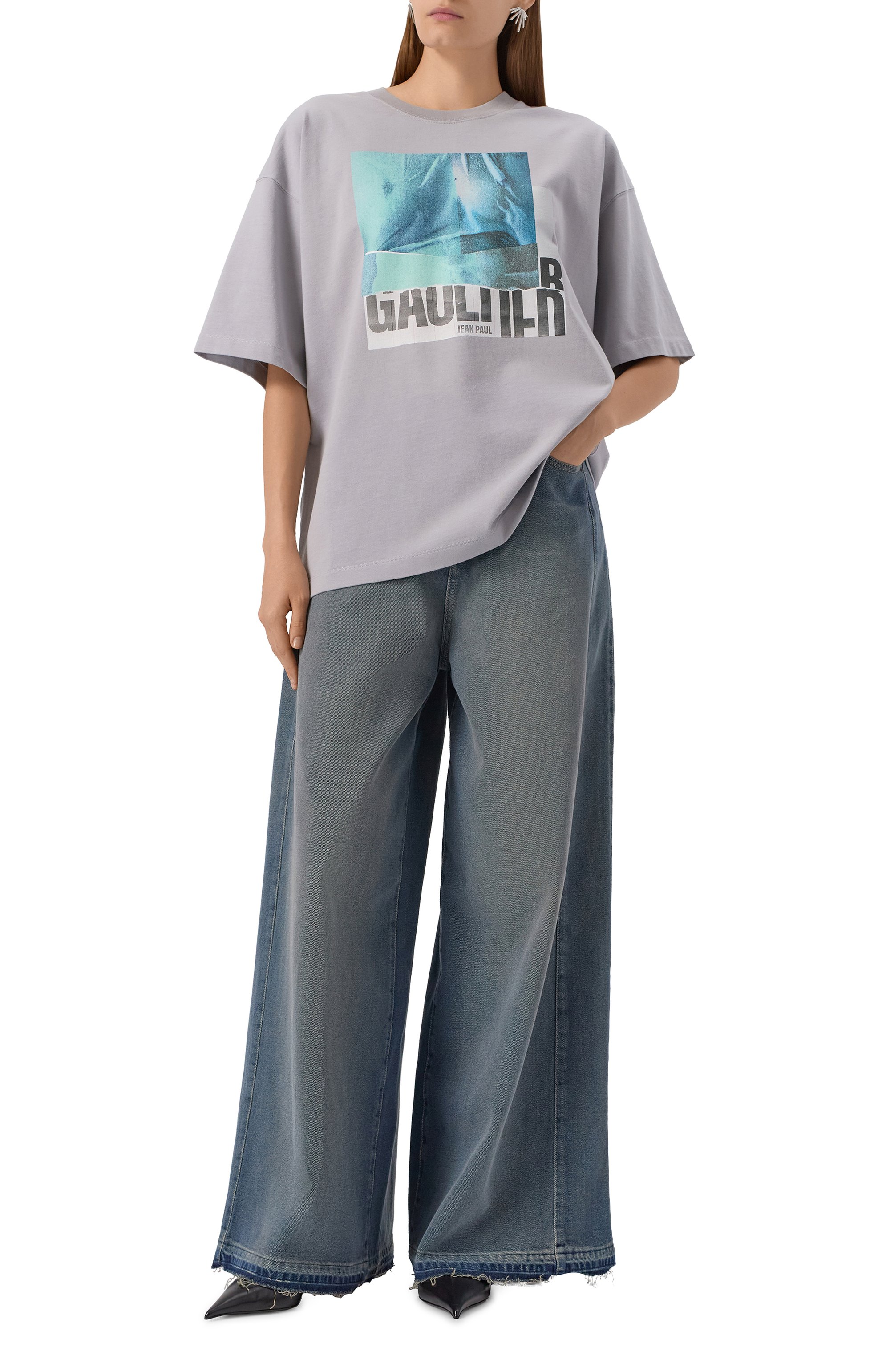 Хлопковая футболка JEAN PAUL GAULTIER, арт. 25/03-W-T0293/J001, фото 2