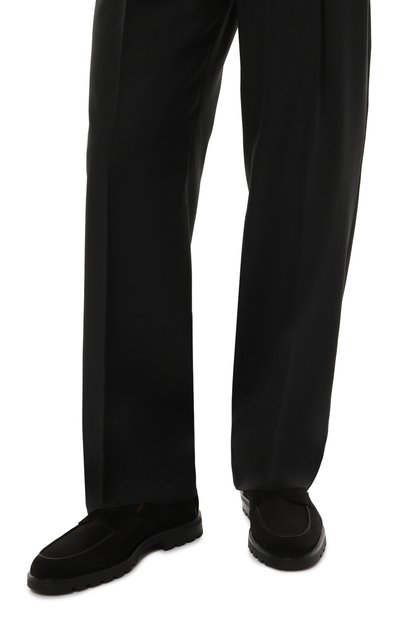 Замшевые лоферы detroit SANTONI, арт. MGDG18610NE0BSEY, фото 3