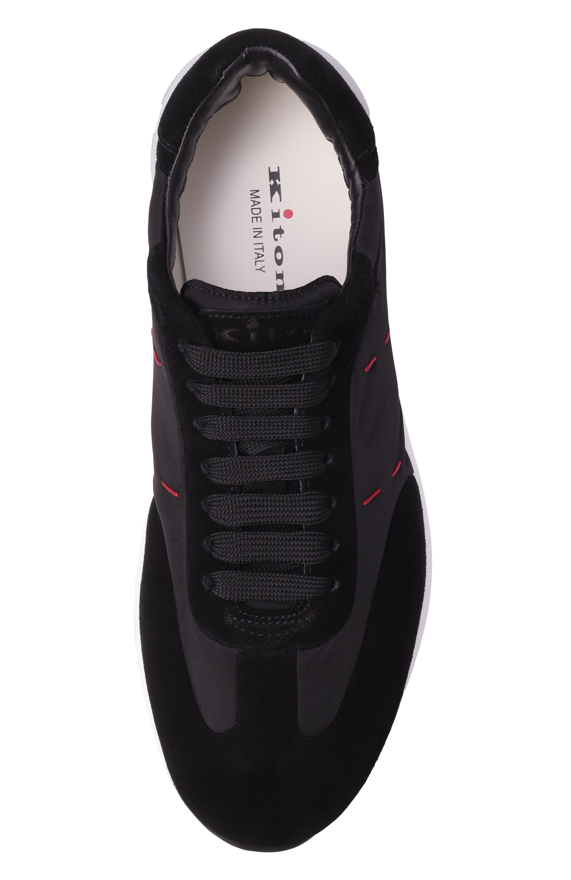 Комбинированные кроссовки KITON, арт. USSA374N0133302, фото 6