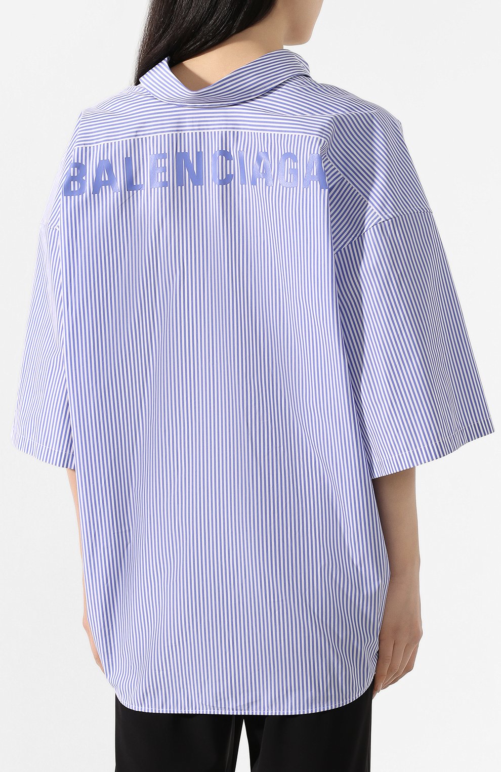 Хлопковая рубашка BALENCIAGA, арт. 622051/TYB19, фото 4
