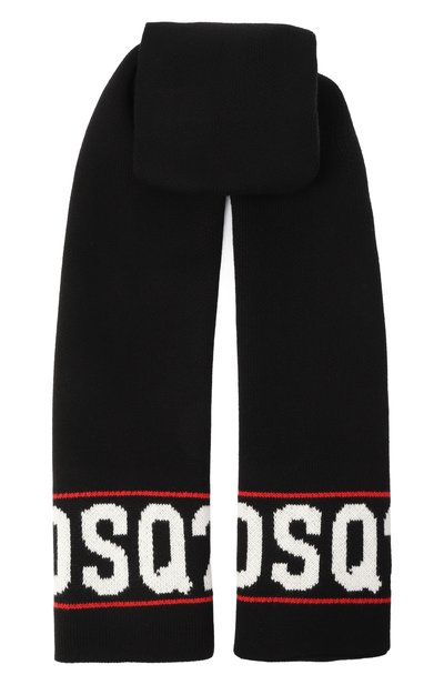 Шарф из шерсти и хлопка DSQUARED2, арт. DQ3121/D0AFJ