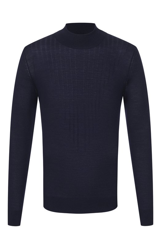 Водолазка из шерсти и шелка Zilli KMN001M0230VZRD00_001 Синий KMN001M0230VZRD00_001