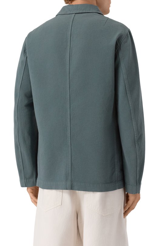 Хлопковая куртка Dries Van Noten 020448-2043-506 Серый  020448-2043-506 Фото 4