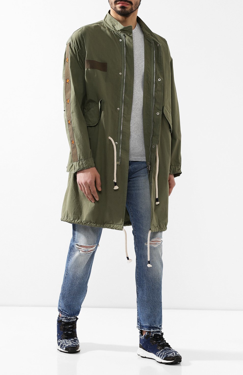 Хлопковый плащ THE EDITOR, арт. E602468T7/5395, фото 2