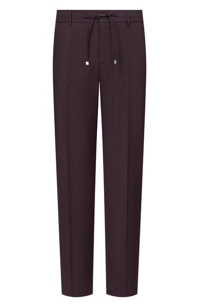 Брюки из шерсти и вискозы BERWICH темно-коричневого цвета по цене 39750 руб., арт. SPIAGGIA 20/ZG1350, фото 1 Брюки из шерсти и вискозы BERWICH, арт. SPIAGGIA 20/ZG1350, фото 1