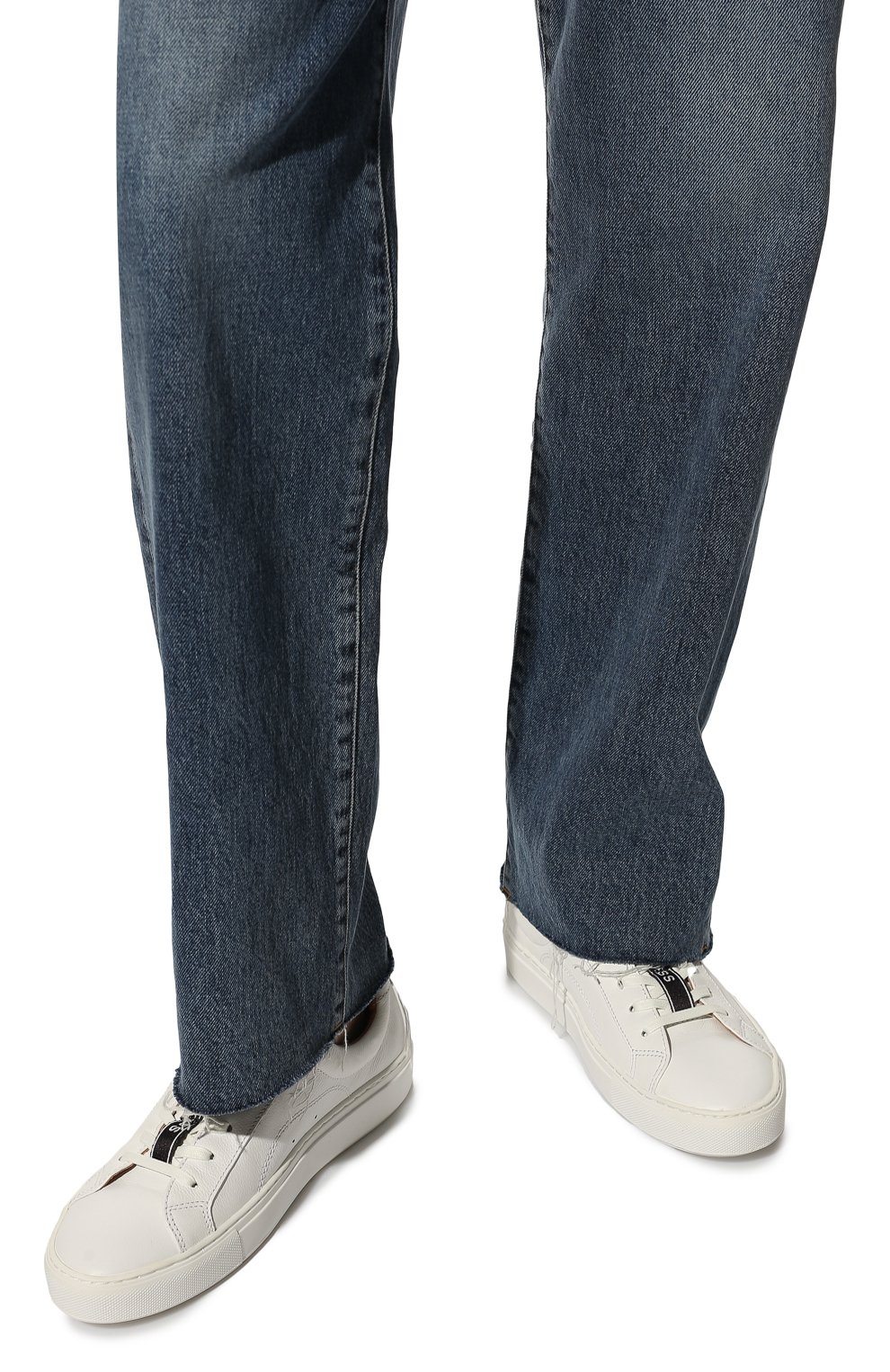 Кожаные кеды BOSS, арт. 50464538, фото 3