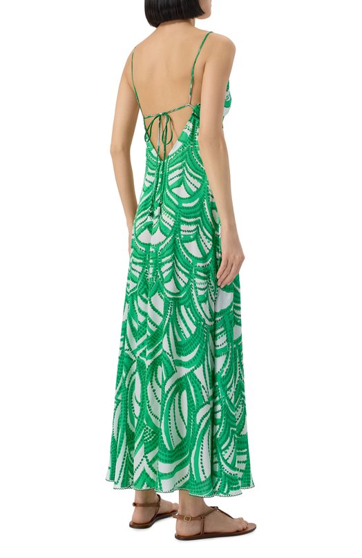 Платье из вискозы Poupette St Barth WDNS25LGHMG Зелёный  WDNS25LGHMG Фото 4