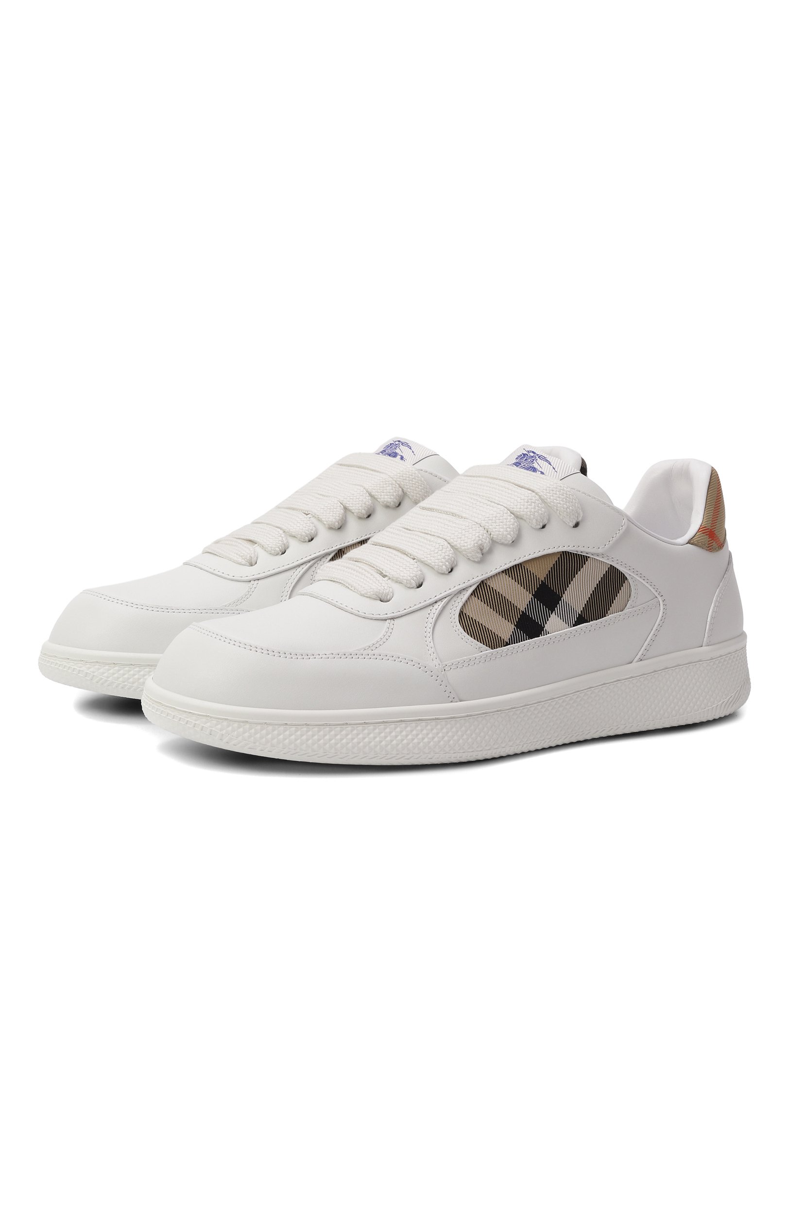 Комбинированные кеды terrace BURBERRY, арт. 8108649, фото 1