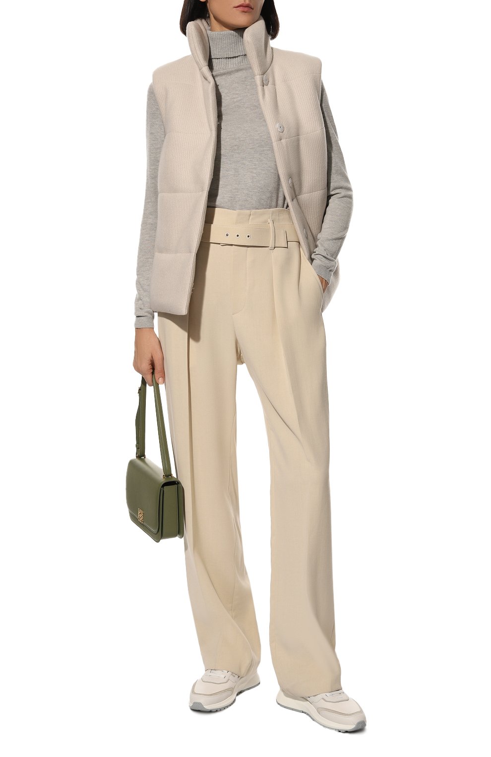 Жилет из шерсти и кашемира SEVEN LAB, арт. VW01 ecru, фото 2