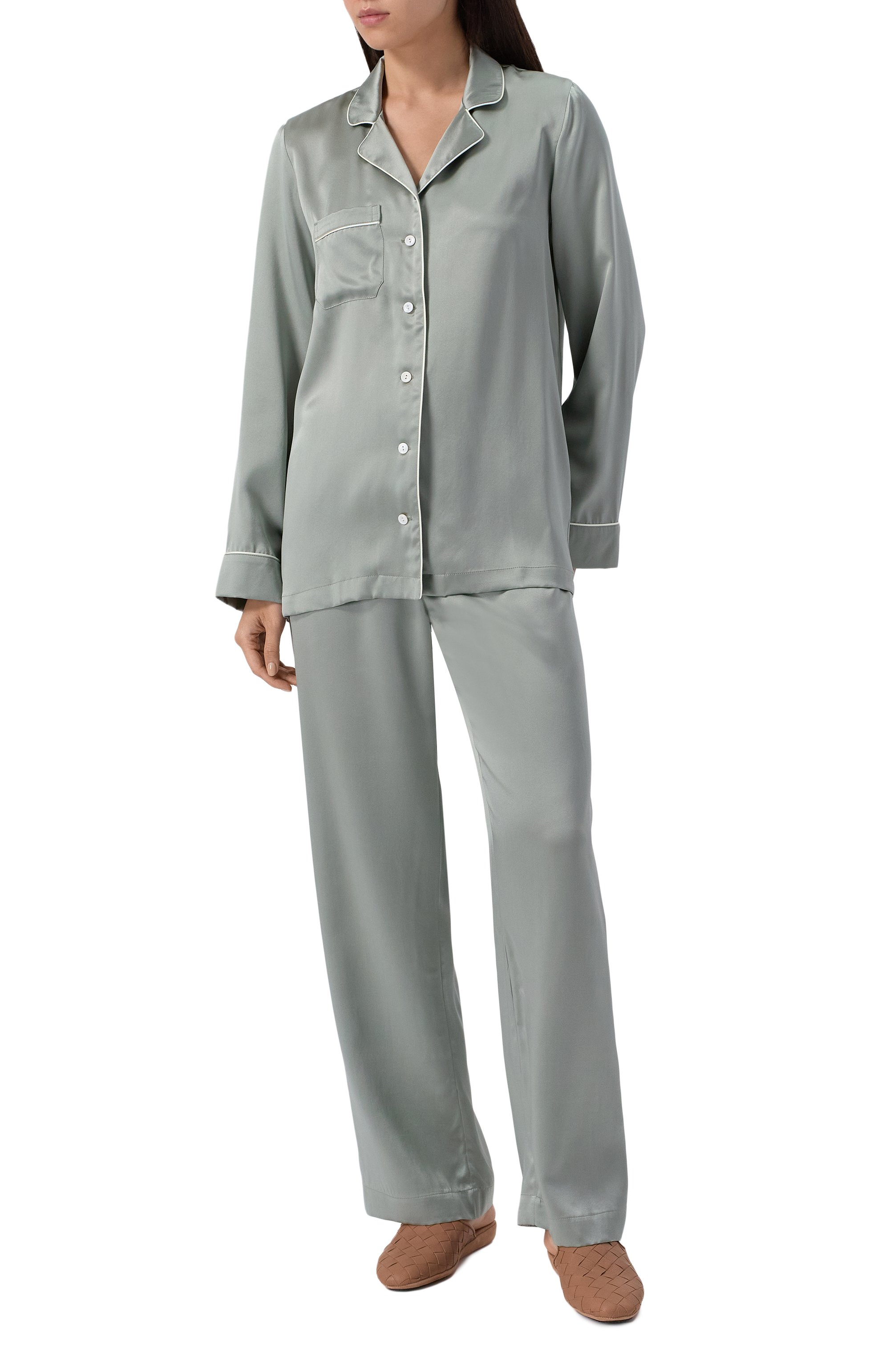 Шелковая пижама DEREK ROSE, арт. 2050-BAIL001, фото 2