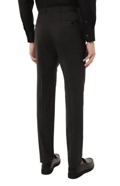 Брюки ZEGNA темно-серого цвета по цене 55150 руб., арт. 7ZF063A7/7FNAC2, фото 4 Брюки ZEGNA, арт. 7ZF063A7/7FNAC2, фото 4