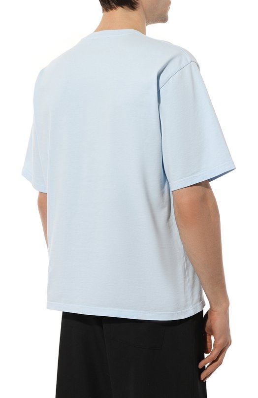 Хлопковая футболка GmbH Голубой, фото 4