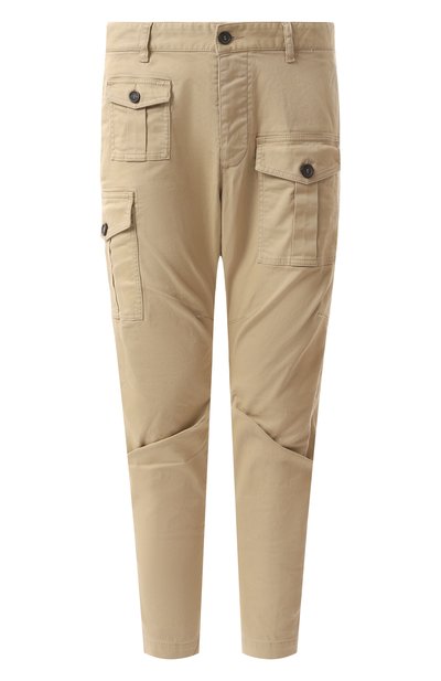 Мужские хлопковые брюки-карго DSQUARED2, арт. S74KB0818/S39021