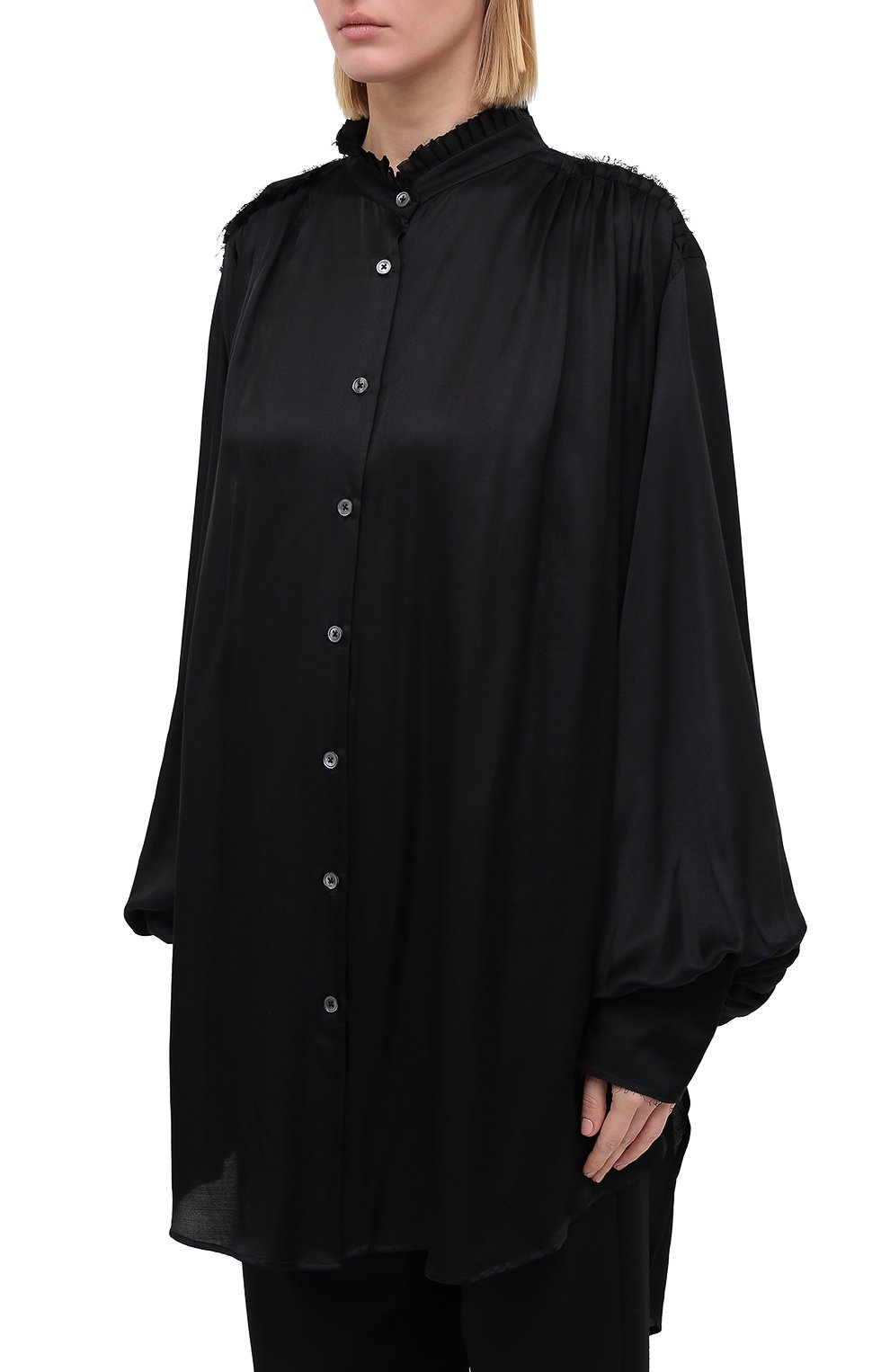 Блузка из вискозы и шелка ANN DEMEULEMEESTER, арт. 2002-2014-P-122-099, фото 3
