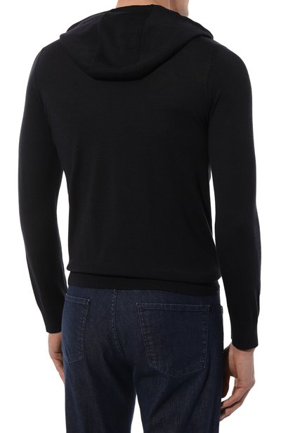 Худи из шерсти и шелка ZILLI, арт. KH0001M0230VRAD00, фото 4