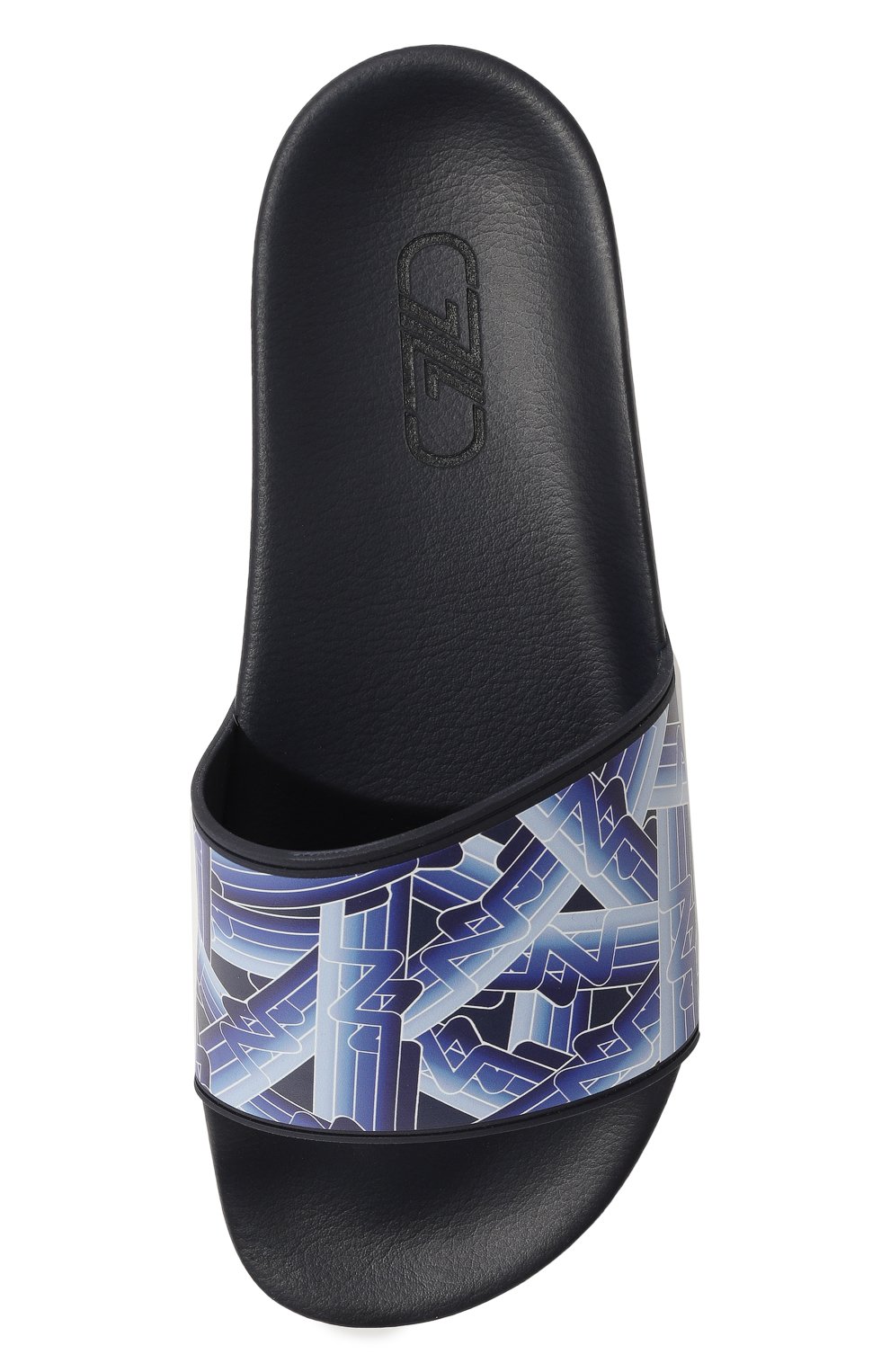 Резиновые шлепанцы ZILLI синего цвета по цене 28300 руб., арт. MDZ-AP003-DM008/001X, фото 6 Резиновые шлепанцы ZILLI, арт. MDZ-AP003-DM008/001X, фото 6