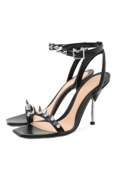 Кожаные босоножки ALEXANDER MCQUEEN, арт. 658240/WHWQ1, фото 1