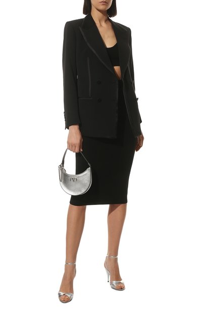 Кожаные босоножки tina SAINT LAURENT, арт. 686278/AAADW, фото 2