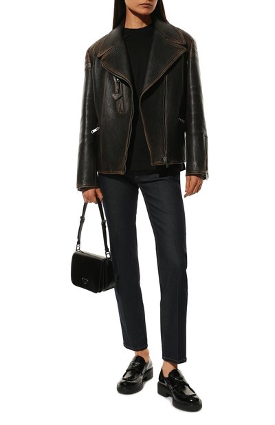 Кожаная куртка PRADA, арт. 58A110-10YU-F0002, фото 2