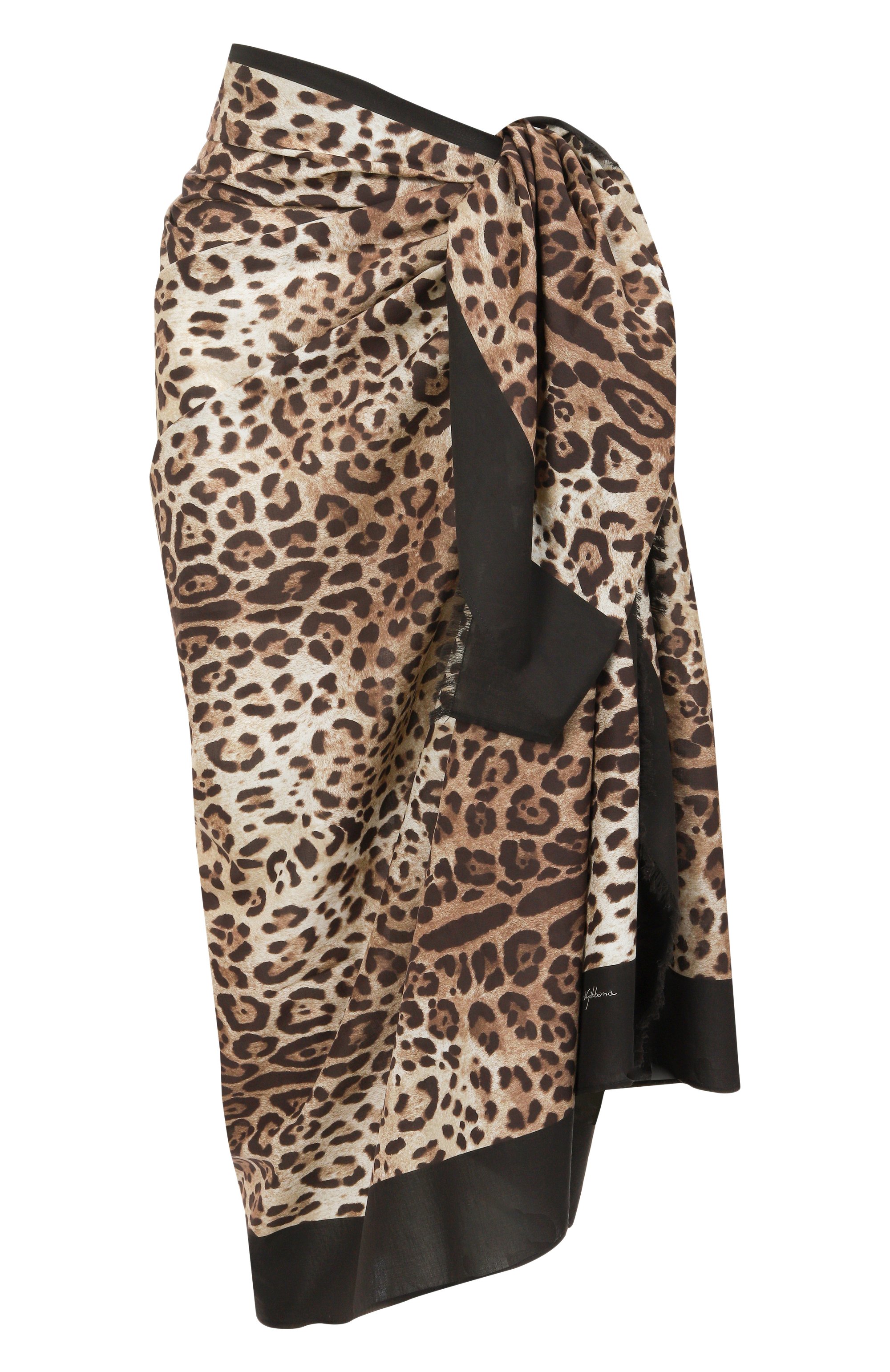 Хлопковое парео DOLCE & GABBANA, арт. 04A01J/0N05D, фото 1