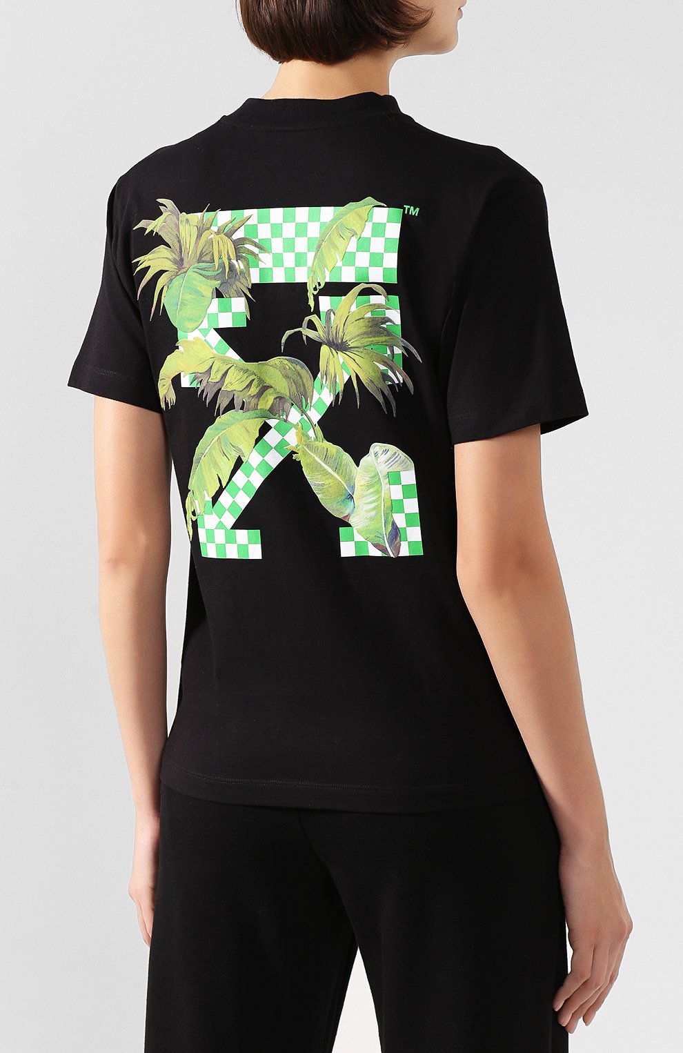 Хлопковая футболка OFF-WHITE, арт. 0WAA049F19F290531040, фото 4