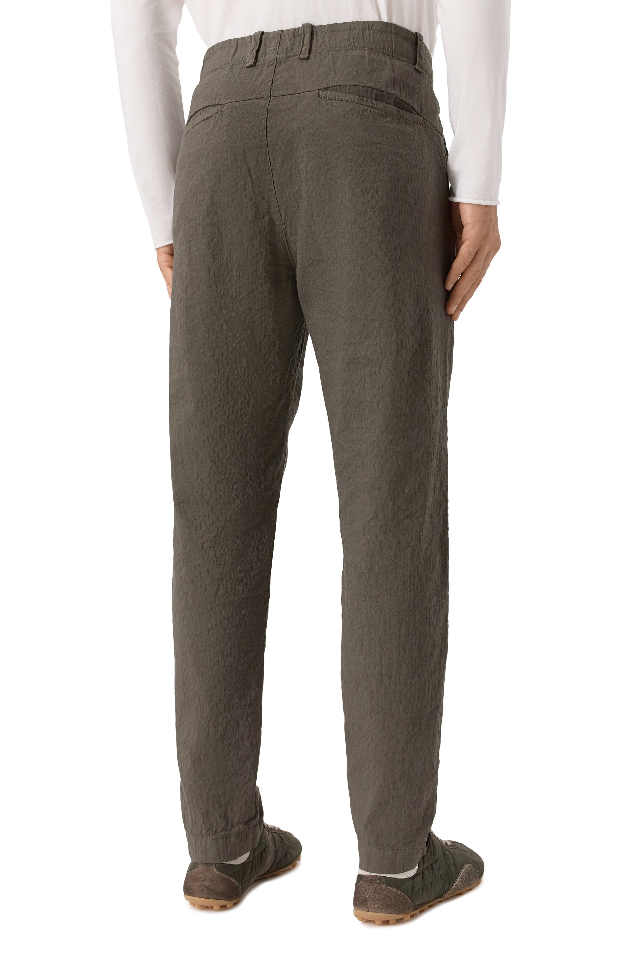 Брюки из хлопка и льна TRANSIT, арт. CFUTRWJ191, фото 4