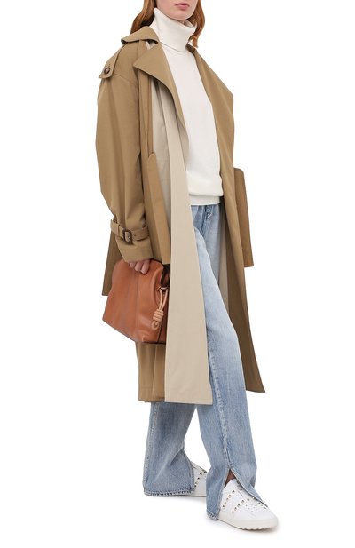 Кожаные кеды rockstud untitled VALENTINO, арт. ZW2S0A01/BHS, фото 2