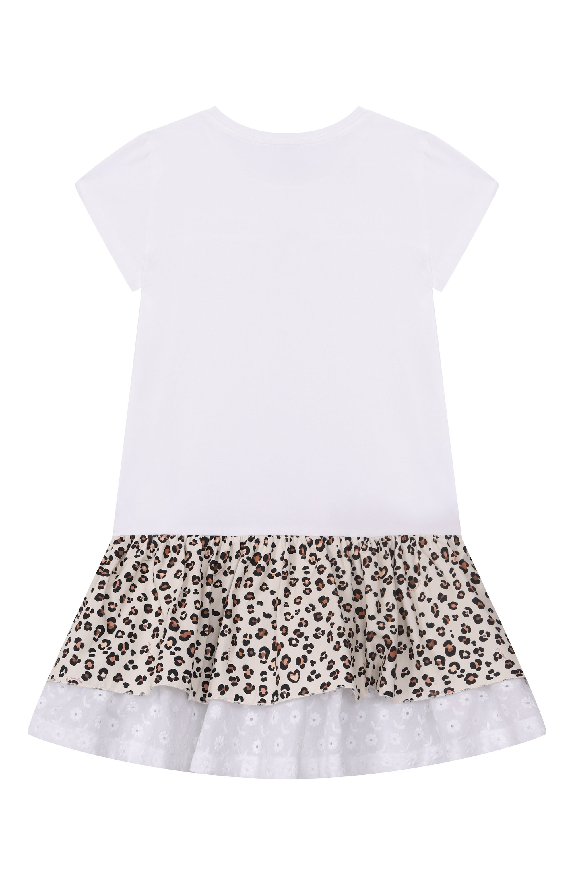 Хлопковое платье MONNALISA, арт. 11E907, фото 2