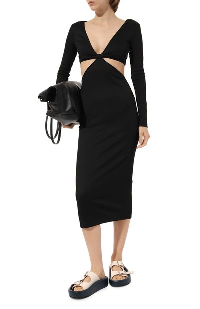 Платье HUGO черного цвета по цене 22800 руб., арт. 50495134, фото 2 Платье HUGO, арт. 50495134, фото 2