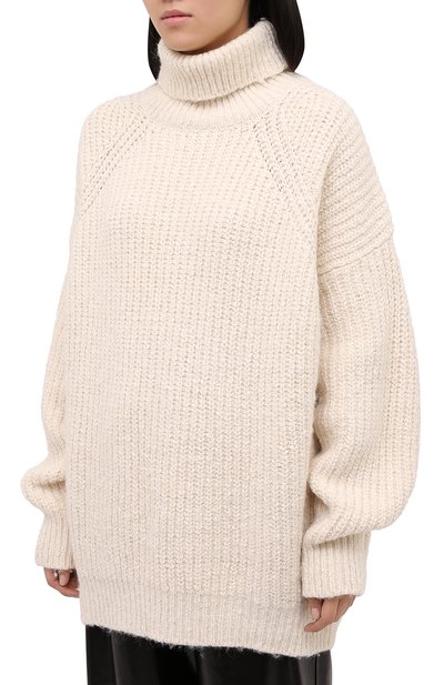 Свитер ISABEL MARANT ETOILE кремового цвета по цене 45150 руб., арт. PU1349-20A011E/T0NYA, фото 3 Свитер ISABEL MARANT ETOILE, арт. PU1349-20A011E/T0NYA, фото 3