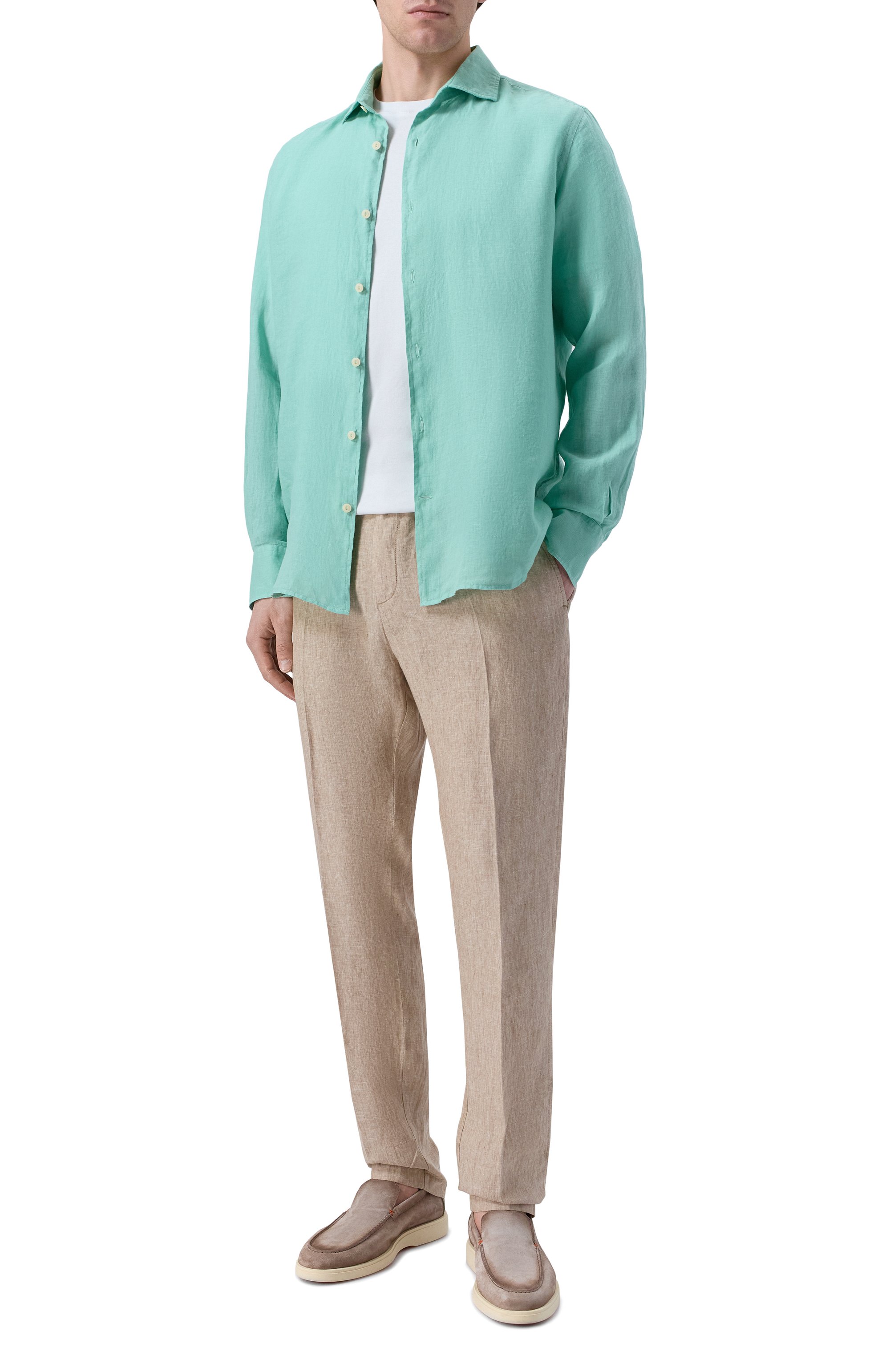 Льняная рубашка MC2 SAINT BARTH, арт. PAMP001-00265L/PAMPL0NA, фото 2