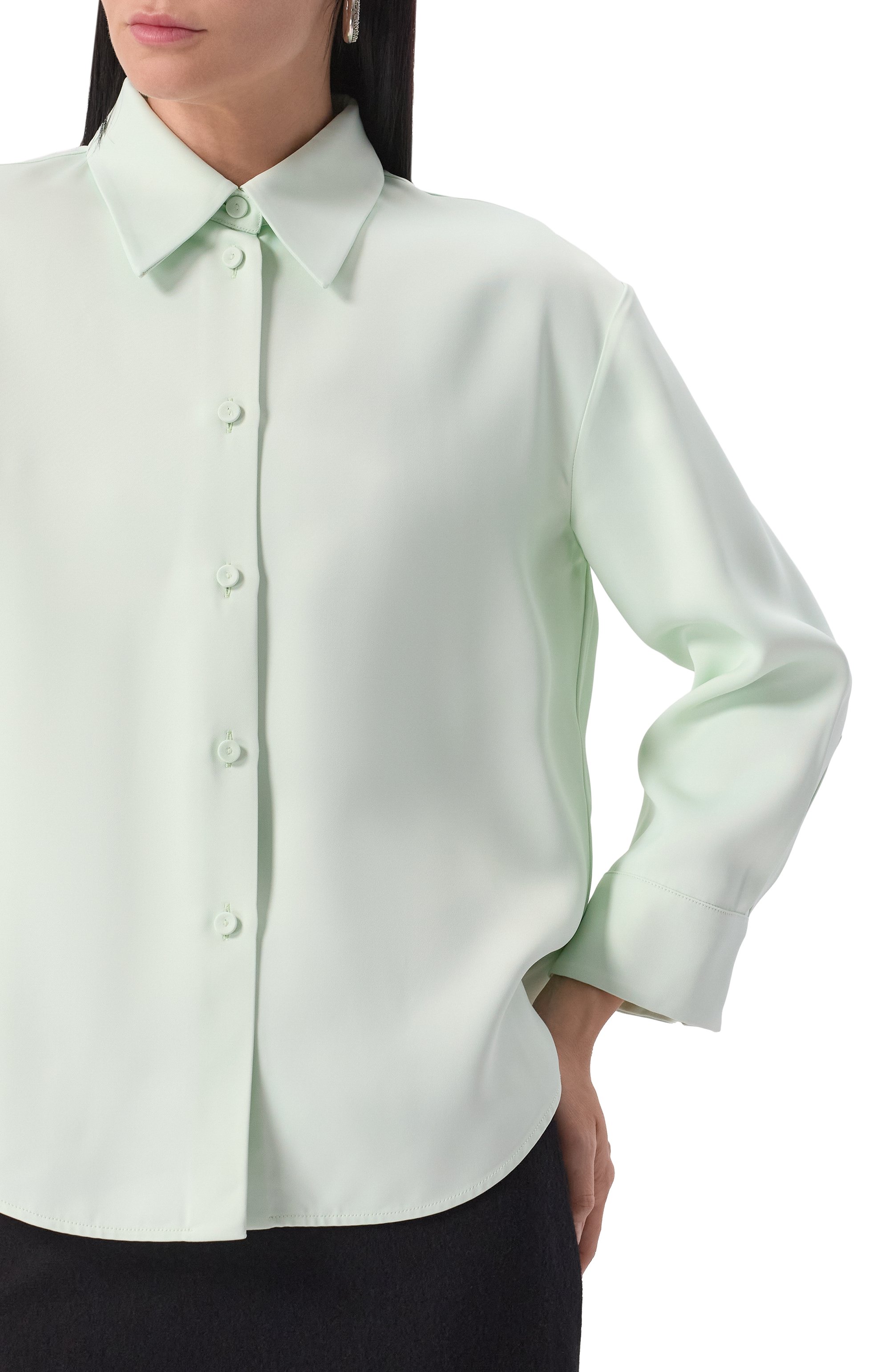 Рубашка из вискозы JIL SANDER, арт. J01DL0157/J65289, фото 5